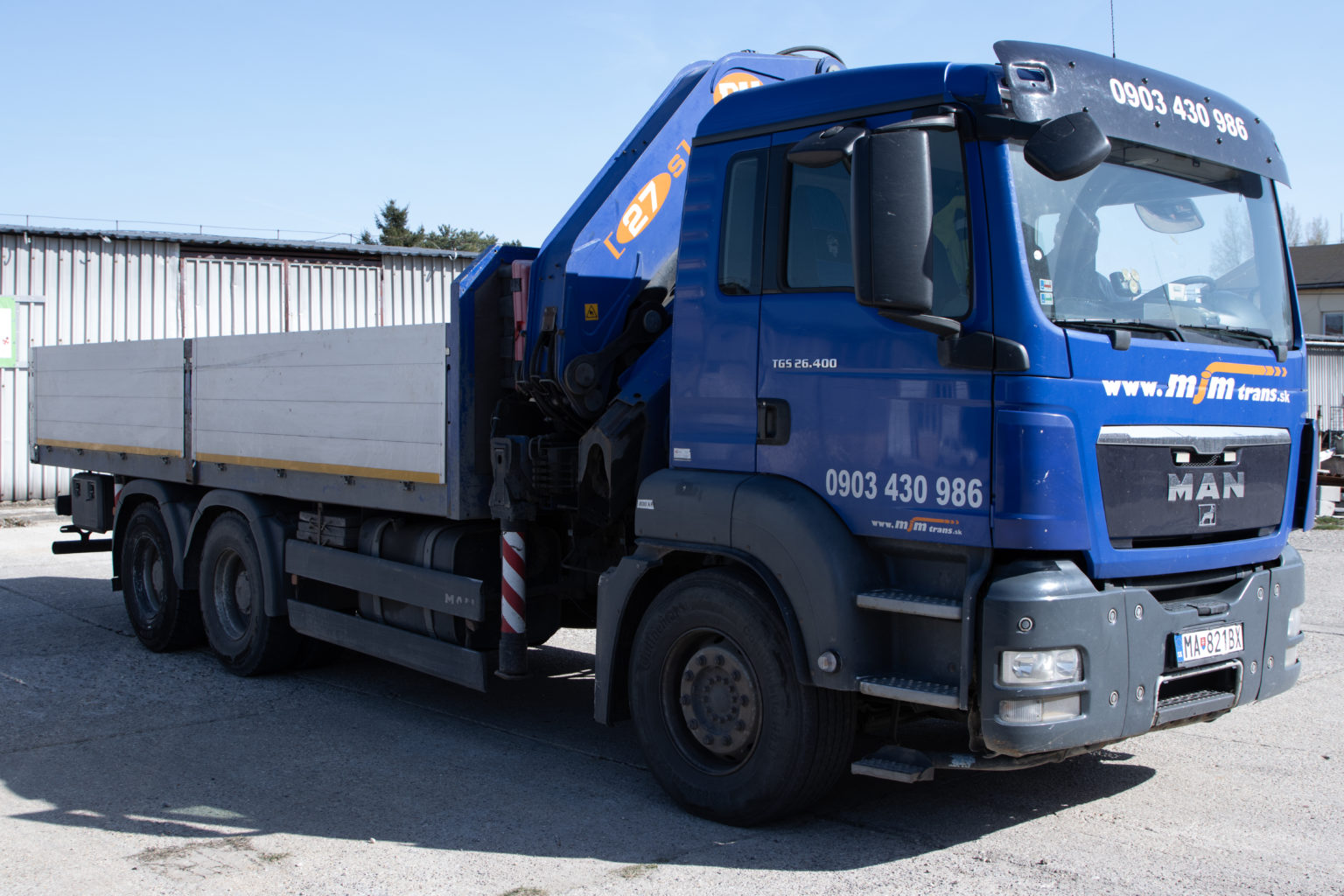 MAN TGS s hydraulickou rukou PM 27